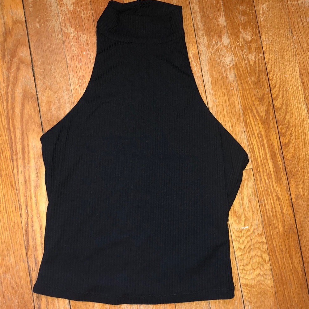Black halter top